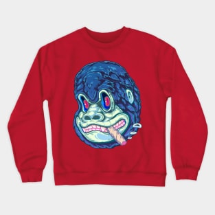 Smoking King kong Crewneck Sweatshirt